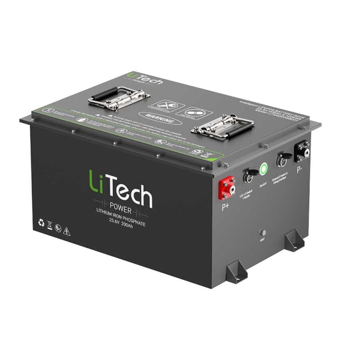25.6V 200Ah battery pack