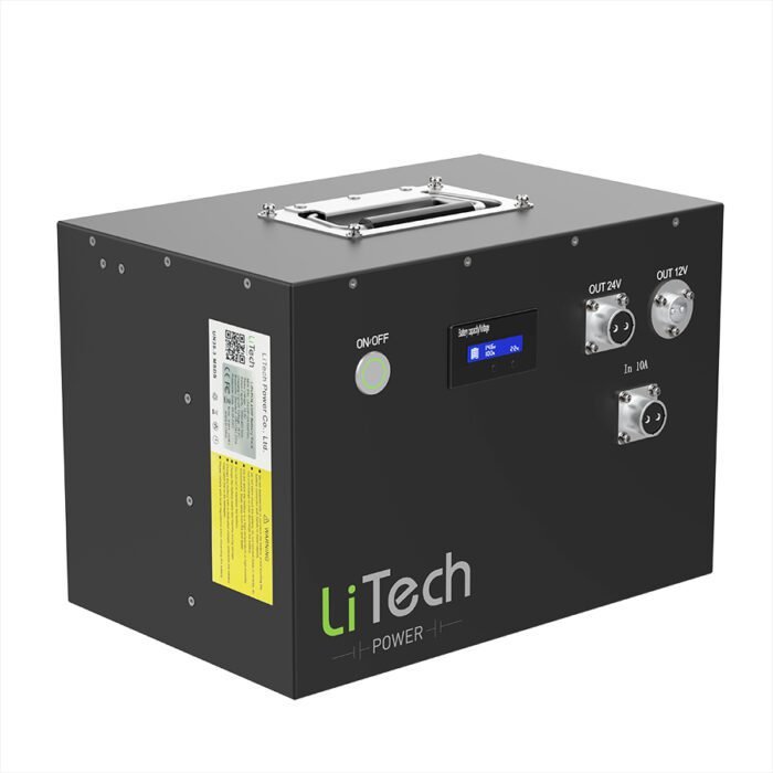 LiTech Power Li-ion 7S12P 24V 25.2V 60Ah Battery Pack