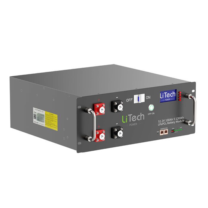 Server Rack LiFePO4 Battery 48V 100Ah