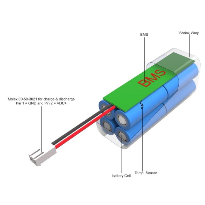 Li-ion 14.4V 4Ah Battery