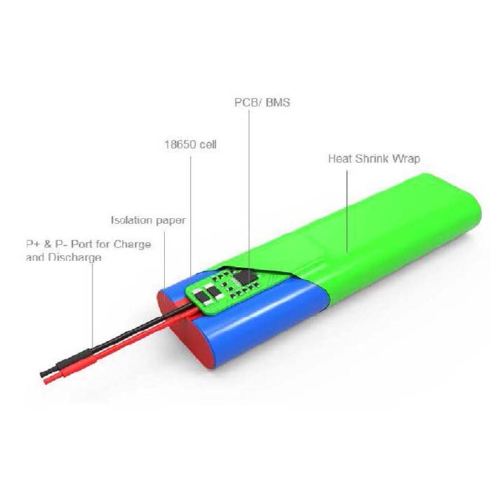 Li-ion 4S2P 14.8V 6Ah Battery