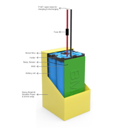 LiFePO4 12.8V 15Ah Battery