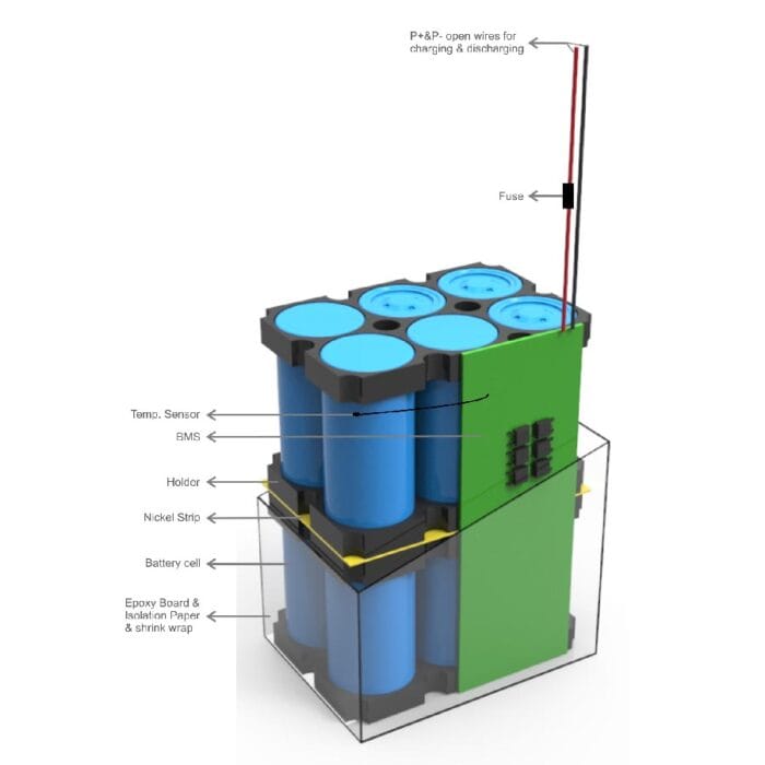 LiFePO4 12.8V 18Ah Battery