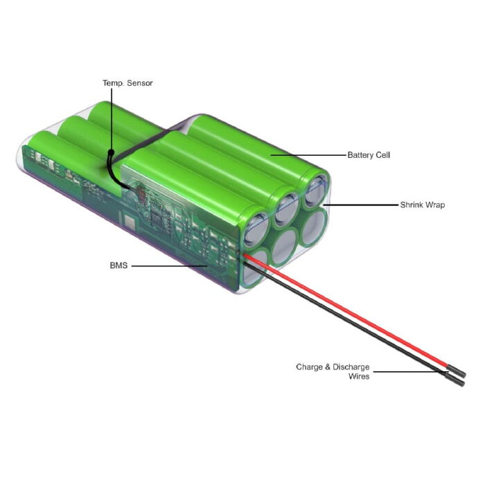 LiFePO4 9.6V 6Ah Battery