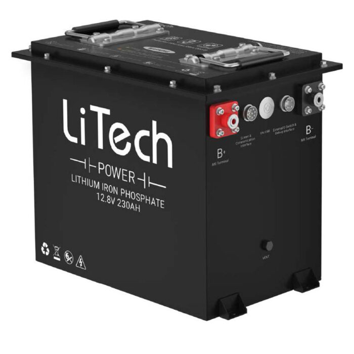 12.8V RV battery