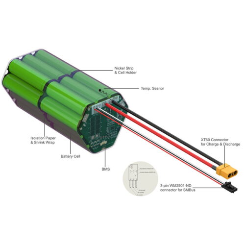 14.4V 18Ah Battery Pack