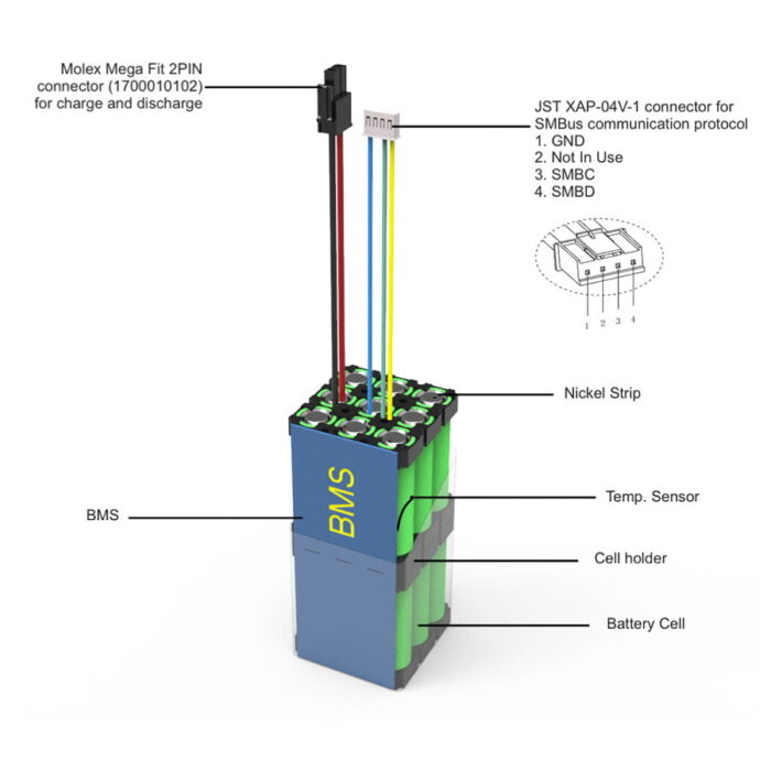 LiTech 32.4V 5.2Ah Battery