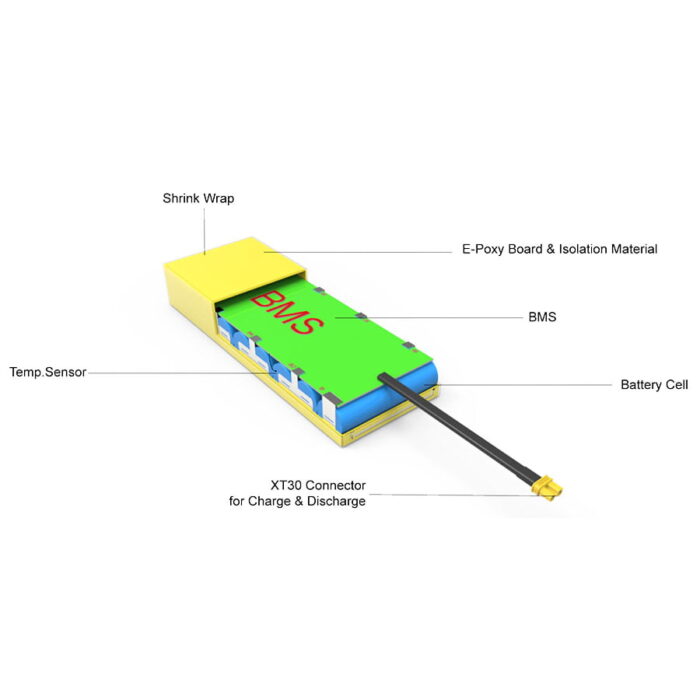 LiTech 33.3V 3Ah Battery Pack