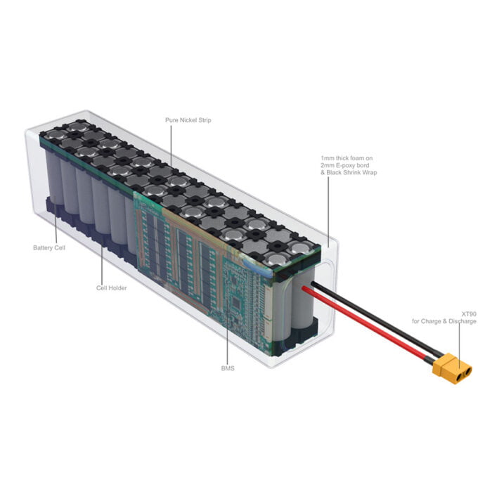 LiTech 48V 8.4Ah Battery