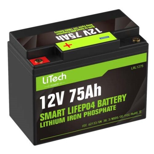 12.8v 75Ah battery