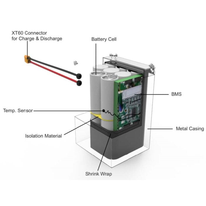 25.6v 9Ah battery