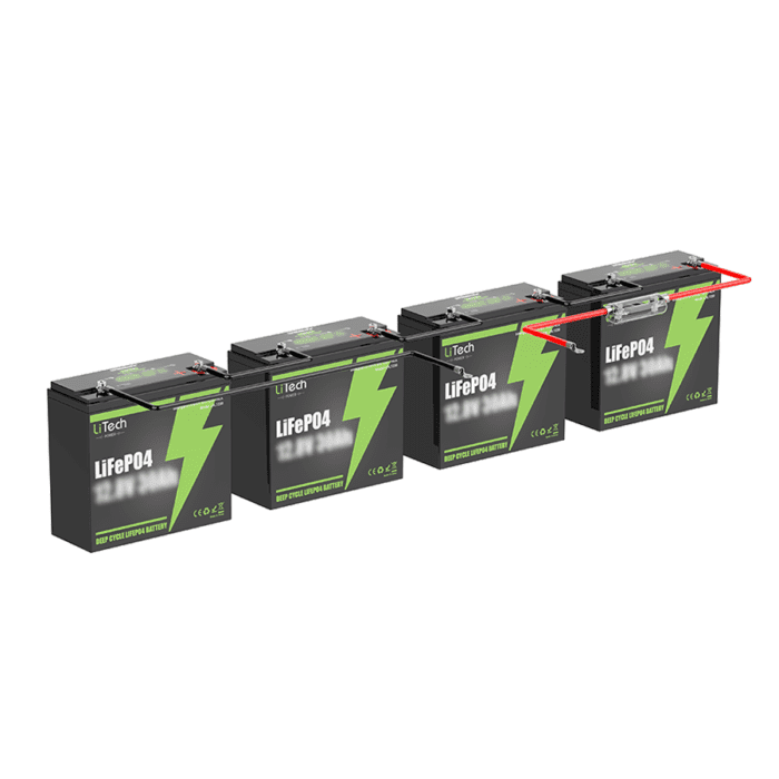 LiTech Power LiFePO4 12V/12.8V Battery Pack - Image 3