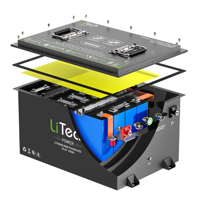 24V LiFePO4 230Ah battery