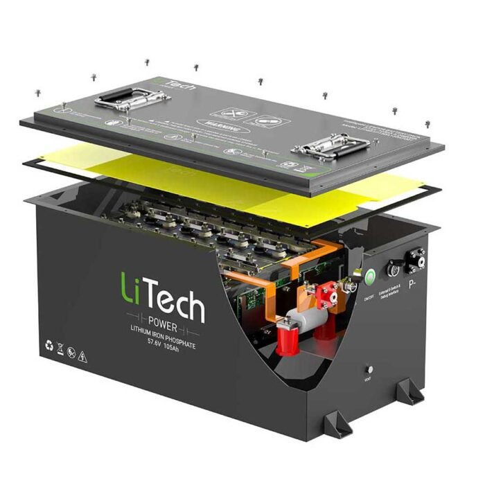 57.6V 105Ah Golf Cart Battery