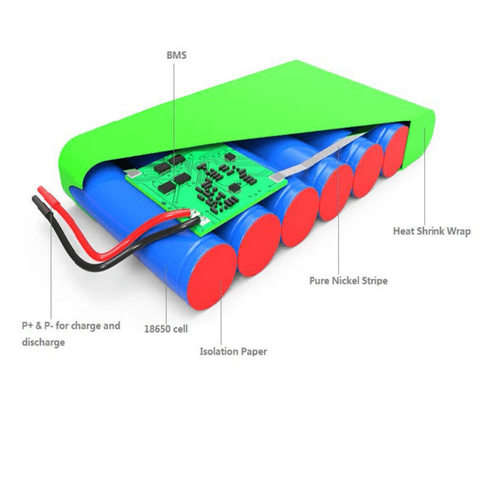 Li-ion-7S1P-25.9V-2.5Ah-Battery-Pack