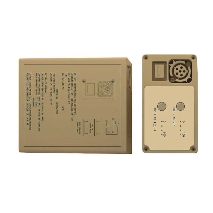 LiTech Power Military BB-2590 Rechargeable Li-ion Battery 16 × 3500 mAh Capacity - Image 2