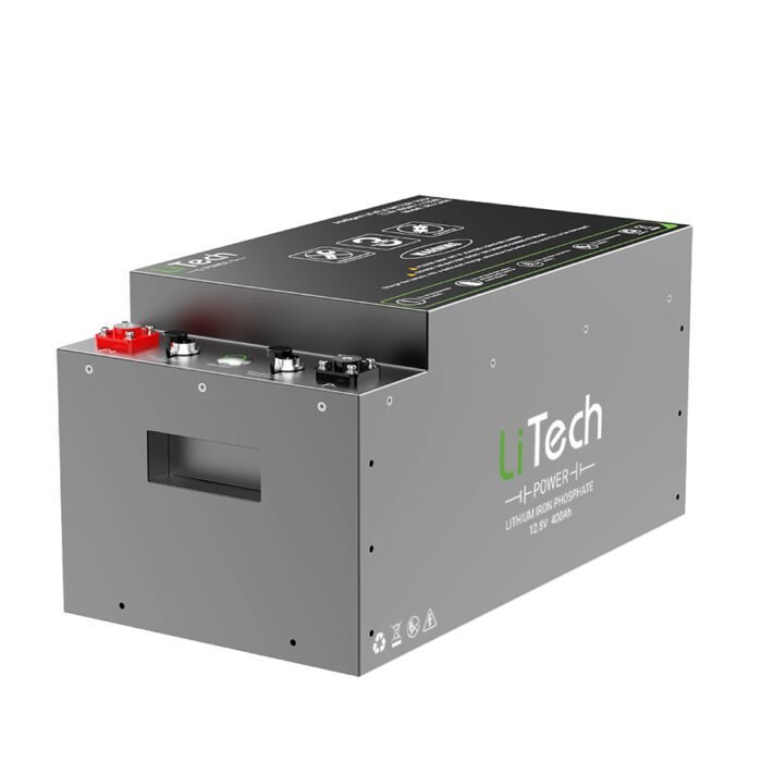 LiTech Power LiFePO4 12.8V 400Ah Battery Pack