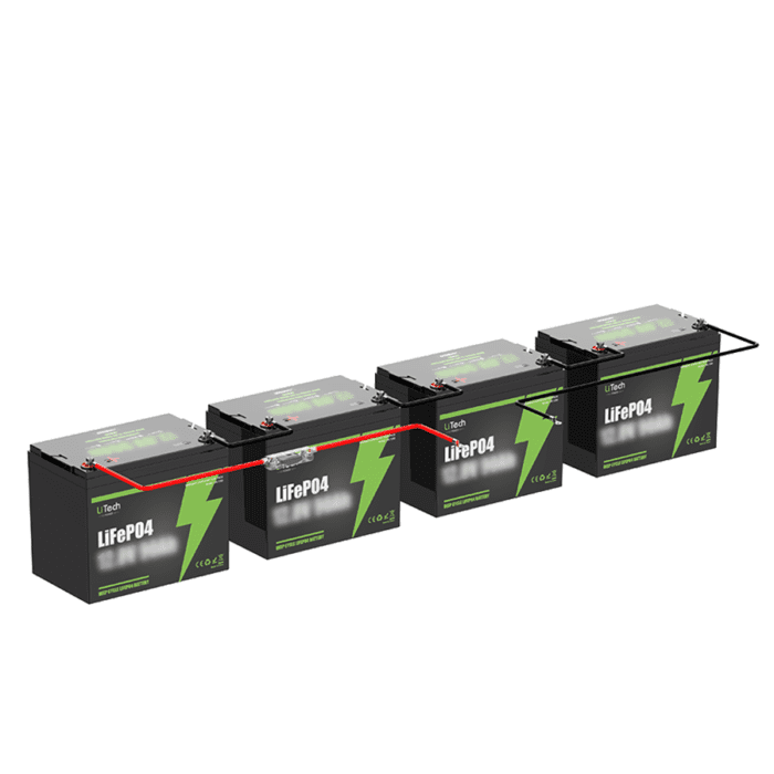 LiTech Power LiFePO4 12.8V 12V 100Ah Lithium Battery Pack - Image 3