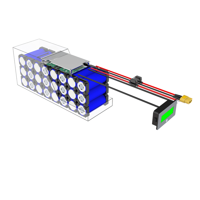 LiTech Power LiFePo4 8S3P 25.6V 15Ah Battery Pack - Image 2